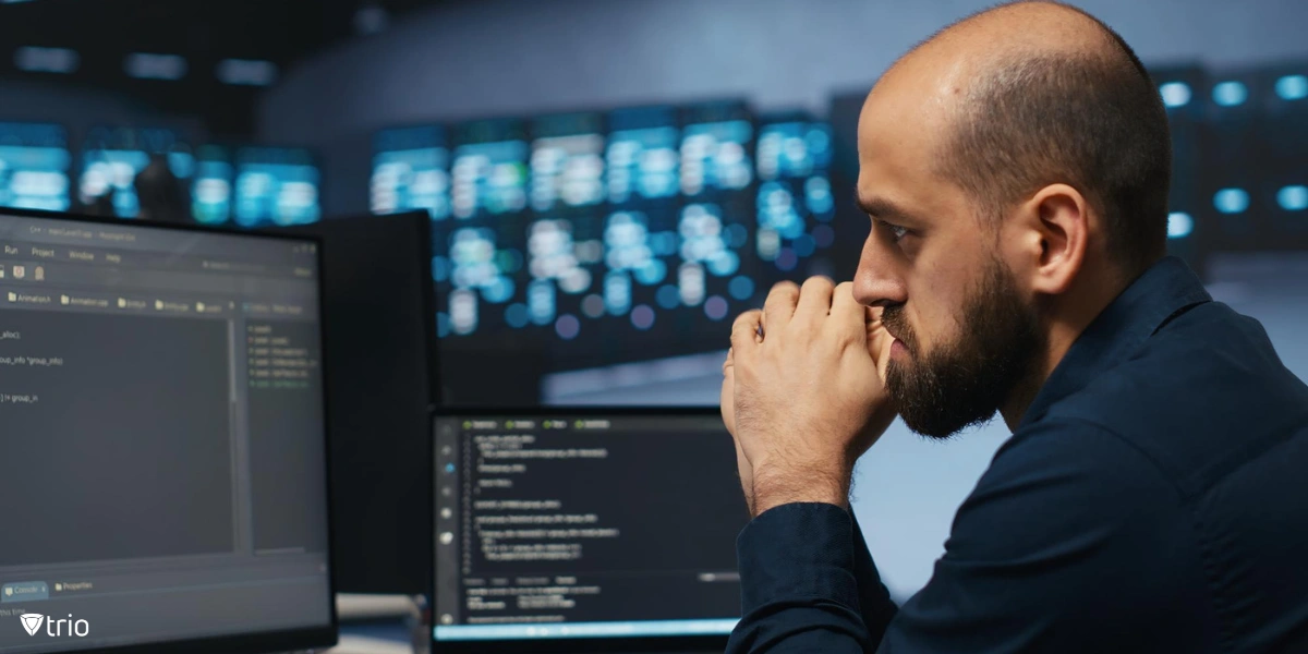 IT specialist thinking about the differences and similarities of PIM vs PAM