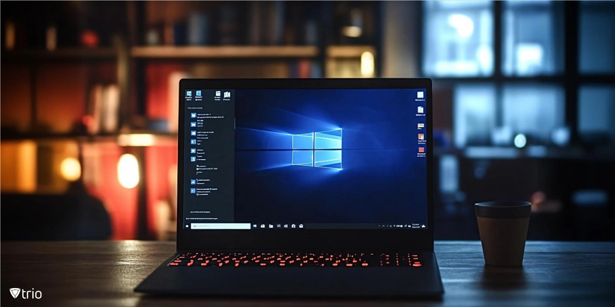 Bild eines Windows-Betriebssystems