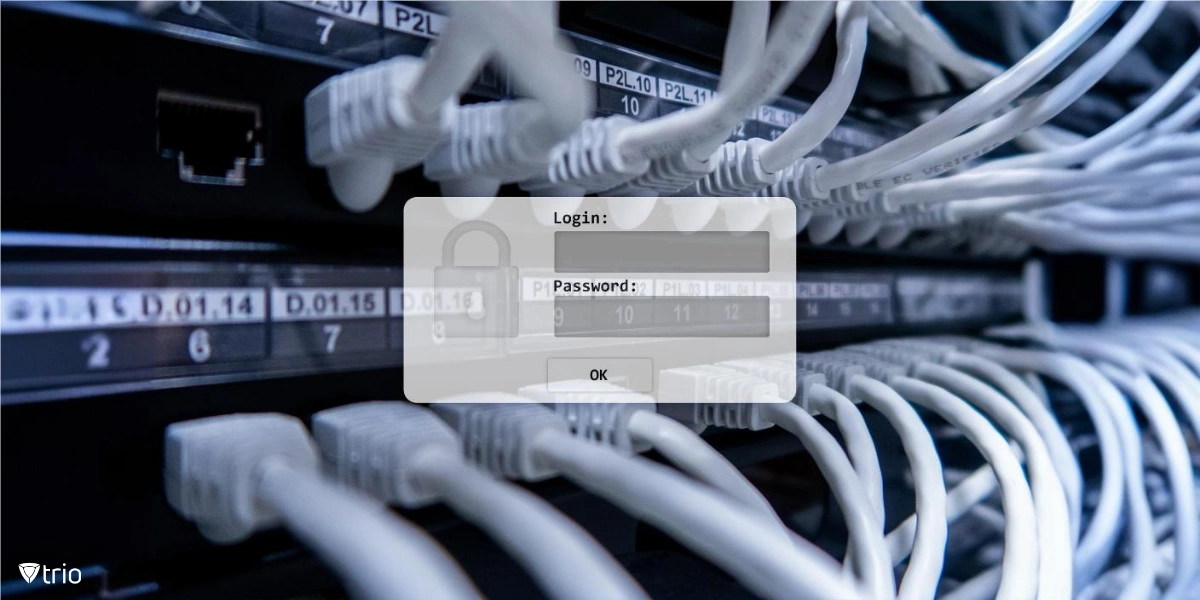 Serverraum-Login und Passwortanforderung Datenzugriff und Sicherheit