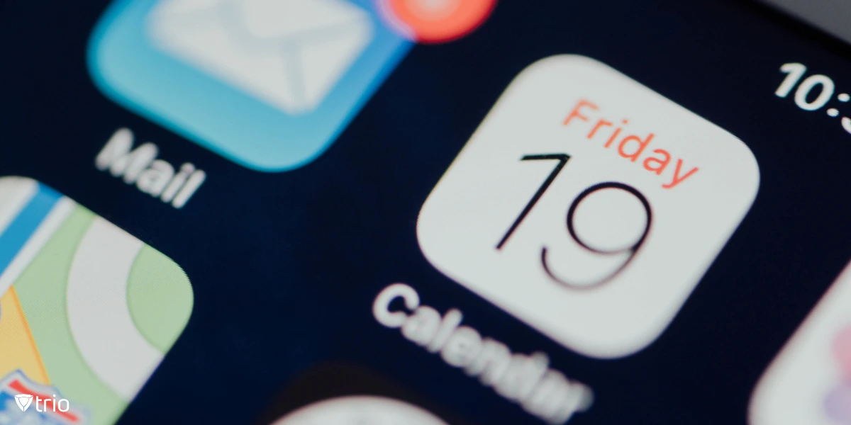 Photo of iOS applications on iPhone screen